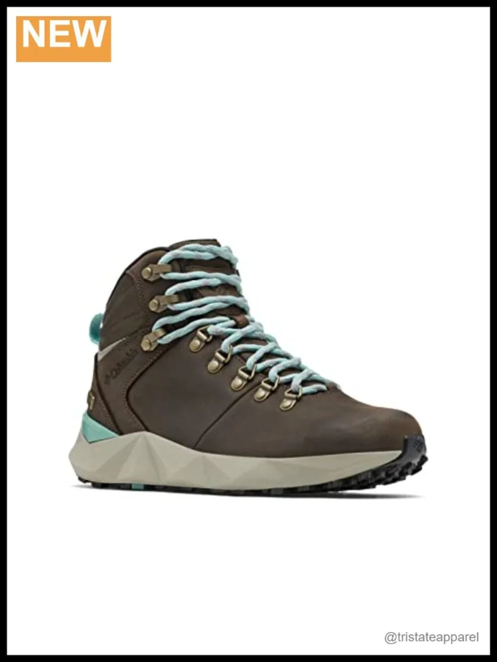 Columbia Women's Hiking Shoes Waterproof Leather Outdry Trail Sneakers